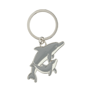 Kovinski obesek za ključe delfin