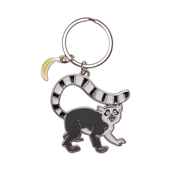 Kovinski obesek za ključe lemur