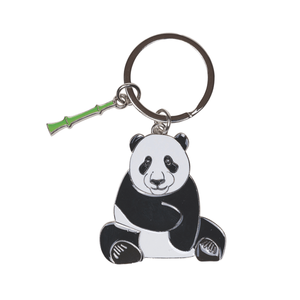Kovinski obesek za ključe panda