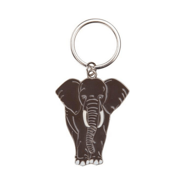 Kovinski obesek za ključe slon