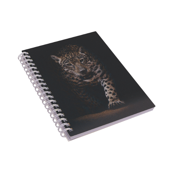 Zvezek s 3D sliko leopard