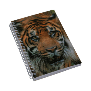 Zvezek s 3D sliko tiger