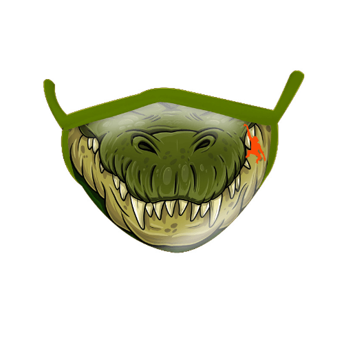 Obrazna maska krokodil