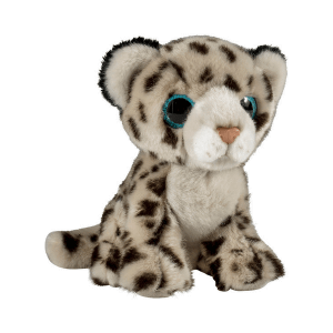 Glitter očki snežni leopard