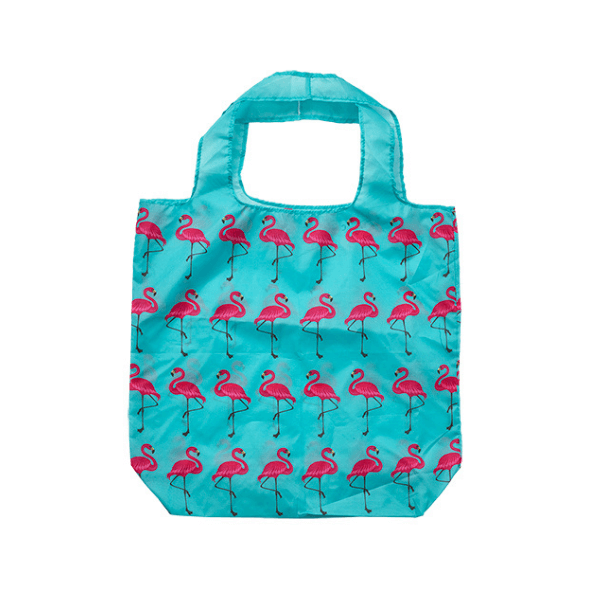 Nakupovalna torba v žepku flamingo